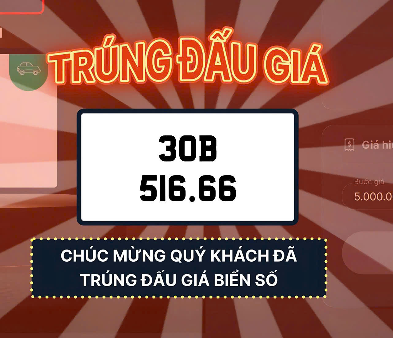 DANH SÁCH BIỂN SỐ ĐÃ TRÚNG ĐẤU GIÁ 15 - Bá Phát