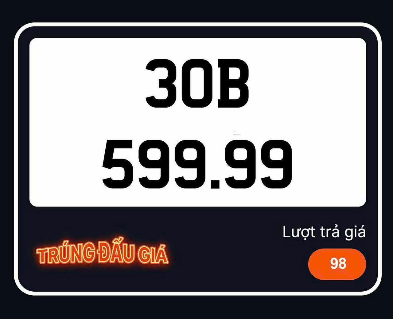 DANH SÁCH BIỂN SỐ ĐÃ TRÚNG ĐẤU GIÁ 18 - Bá Phát