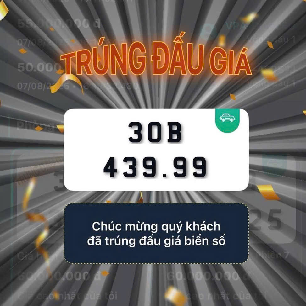 DANH SÁCH BIỂN SỐ ĐÃ TRÚNG ĐẤU GIÁ 19 - Bá Phát